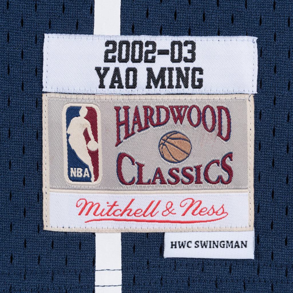 Houston Rockets Mitchell & Ness Swingman Jersey Road Yao Ming 2002-03 NBA Team Jersey Basketball Fan Apparel
