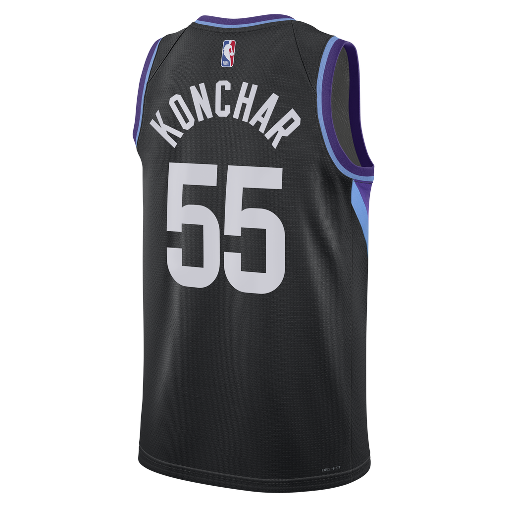 Utah Jazz Jordan Brand Statement Edition Swingman Jersey - Black - John Konchar - Unisex NBA Team Jersey Basketball Fan Apparel