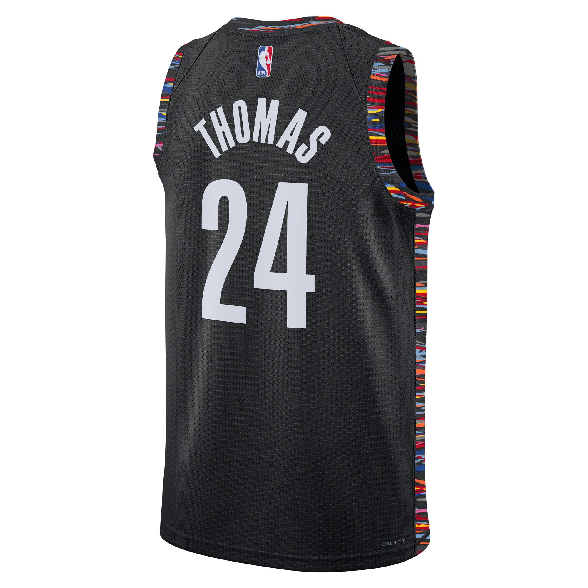 Brooklyn Nets Nike 2025/26 City Edition Swingman Jersey - Black - Cam Thomas - Unisex NBA Team Jersey Basketball Fan Apparel