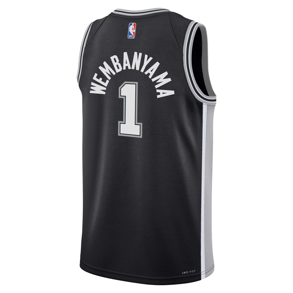 San Antonio Spurs Nike Icon Swingman Jersey - Victor Wembanyama - Youth NBA Team Jersey Basketball Fan Apparel