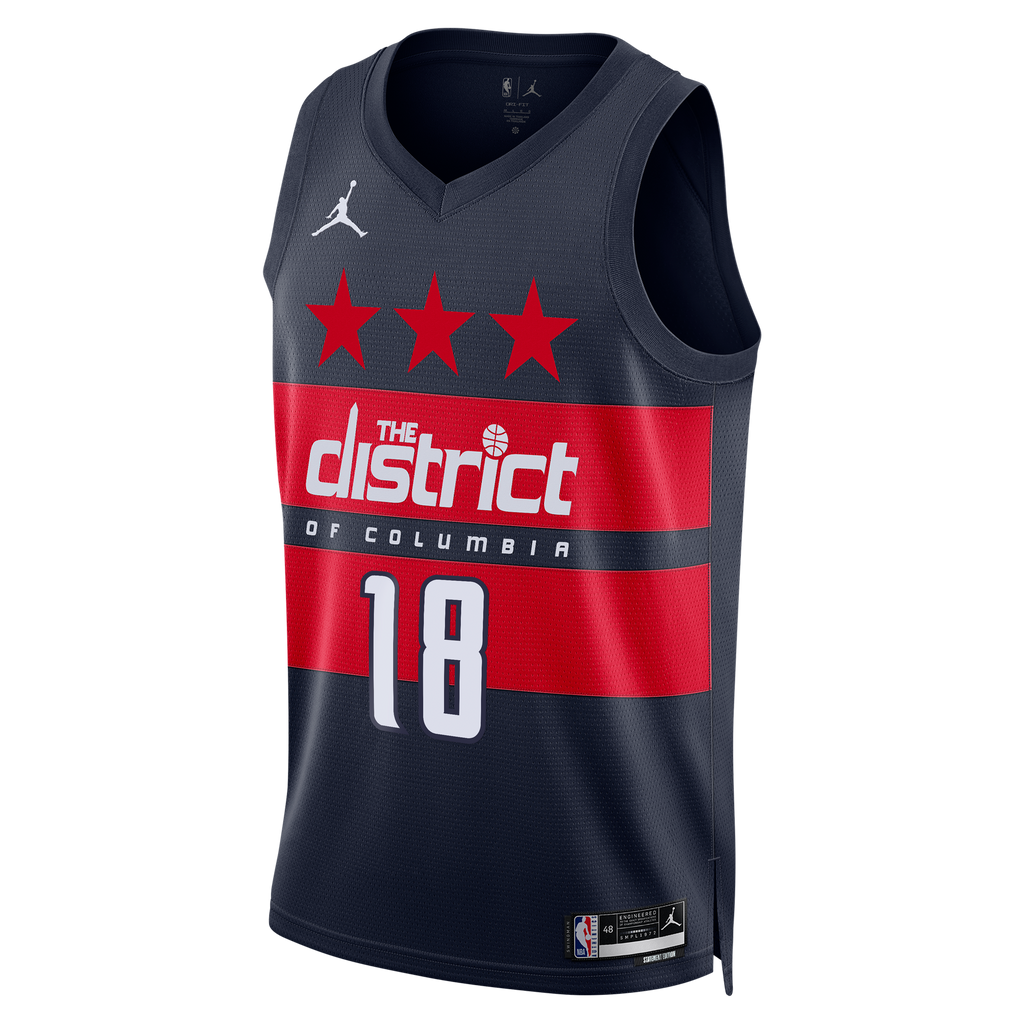 Washington Wizards Jordan Brand Statement Edition Swingman Jersey - Navy - Kyshawn George - Men's NBA Team Jersey Basketball Fan Apparel