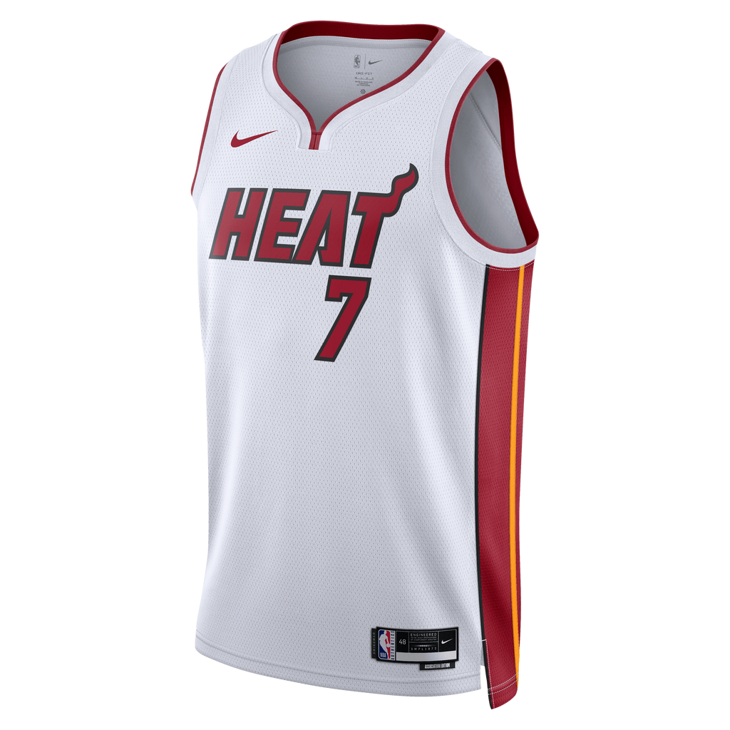 Miami Heat Nike Association Edition Swingman Jersey - White - Giannis Antetokounmpo - Unisex NBA Team Jersey Basketball Fan Apparel