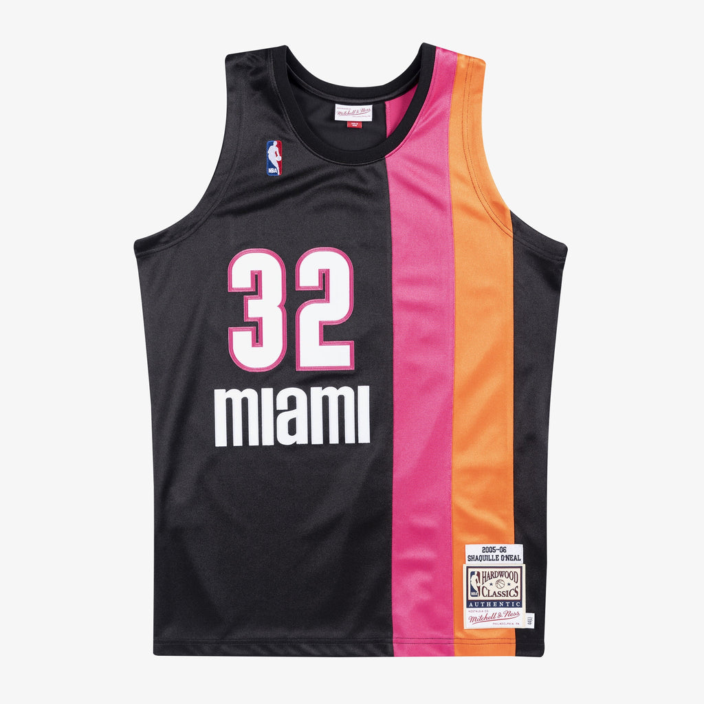 Miami Heat Mitchell & Ness Authentic Jersey Alternate Shaquille O'Neal 2005-06 NBA Team Jersey Basketball Fan Apparel
