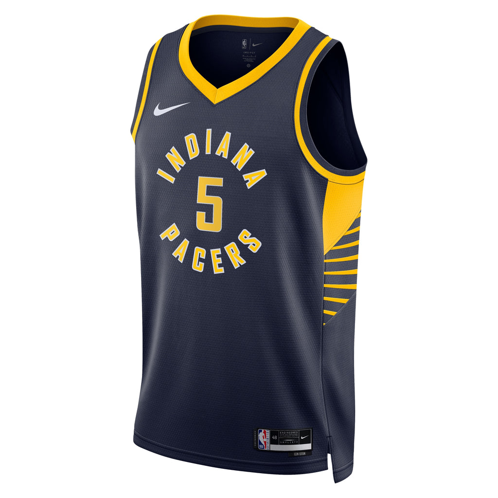 Indiana Pacers Nike Icon Edition Swingman Jersey - Navy - Jarace Walker - Unisex NBA Team Jersey Basketball Fan Apparel