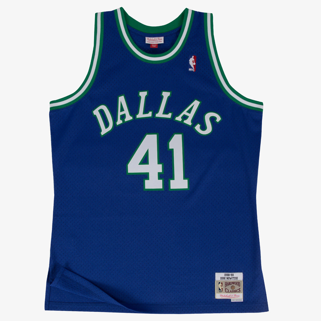 Dallas Mavericks Mitchell & Ness Swingman Jersey Road Dirk Nowitzki 1998-99 NBA Team Jersey Basketball Fan Apparel