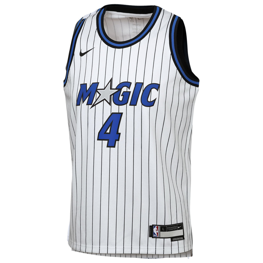 Orlando Magic Nike Replica Association Edition Swingman Jersey - White - Jalen Suggs - Youth NBA Team Jersey Basketball Fan Apparel