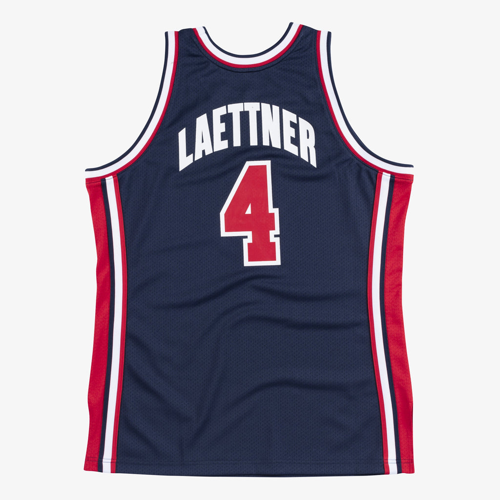 USA Basketball Mitchell & Ness Authentic Jersey Christian Laettner 1992 NBA Team Jersey Basketball Fan Apparel