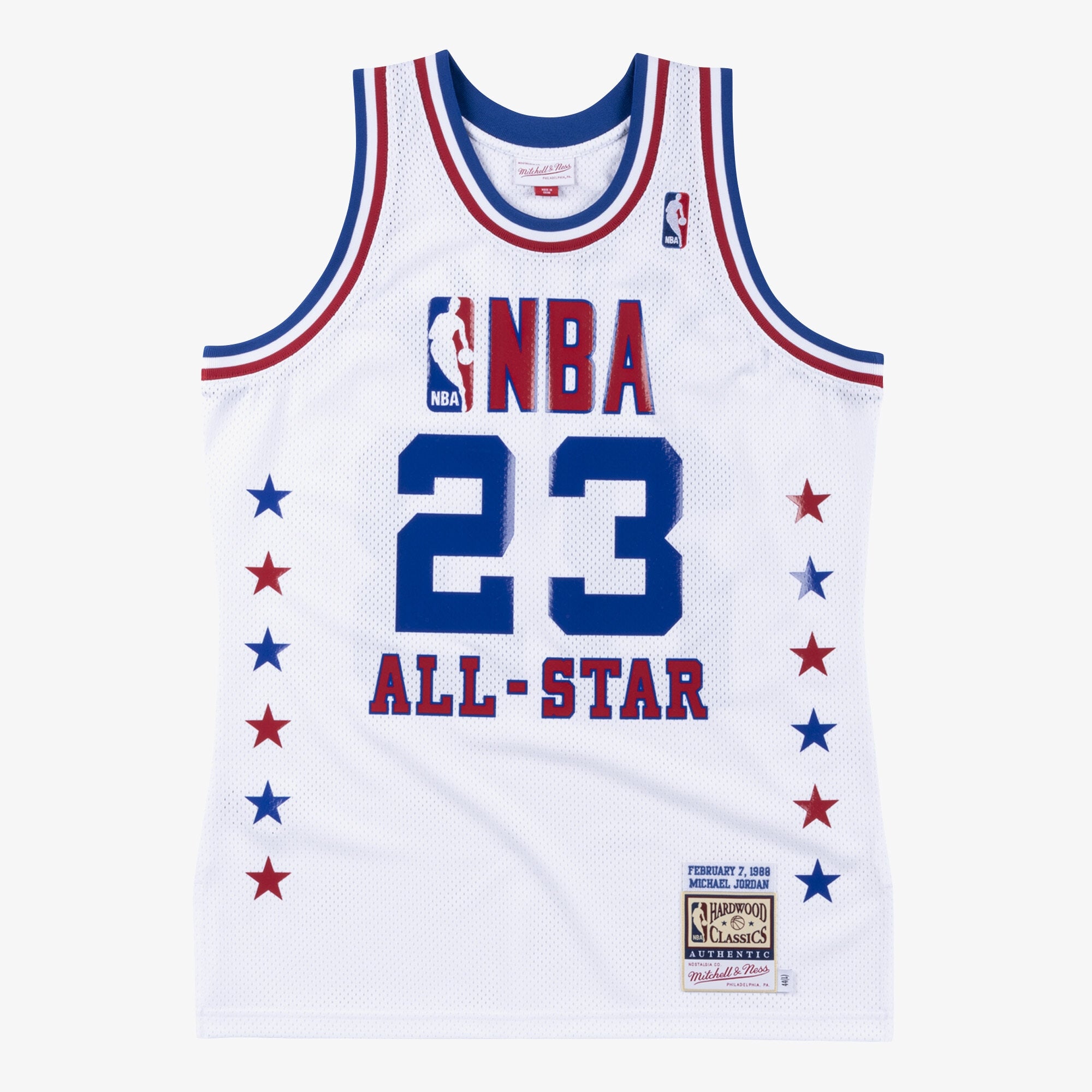 NBA All-Star East Mitchell & Ness Authentic Jersey Michael Jordan 1988 NBA Team Jersey Basketball Fan Apparel