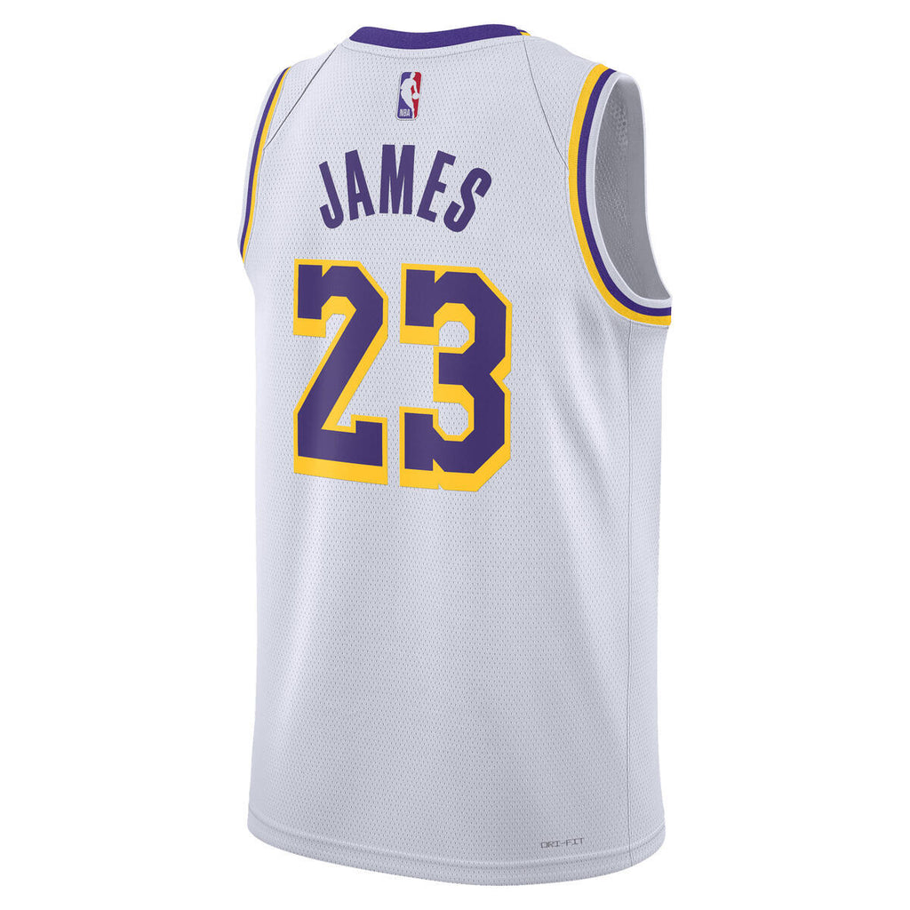 Los Angeles Lakers Nike Association Swingman Jersey - LeBron James - Unisex NBA Team Jersey Basketball Fan Apparel