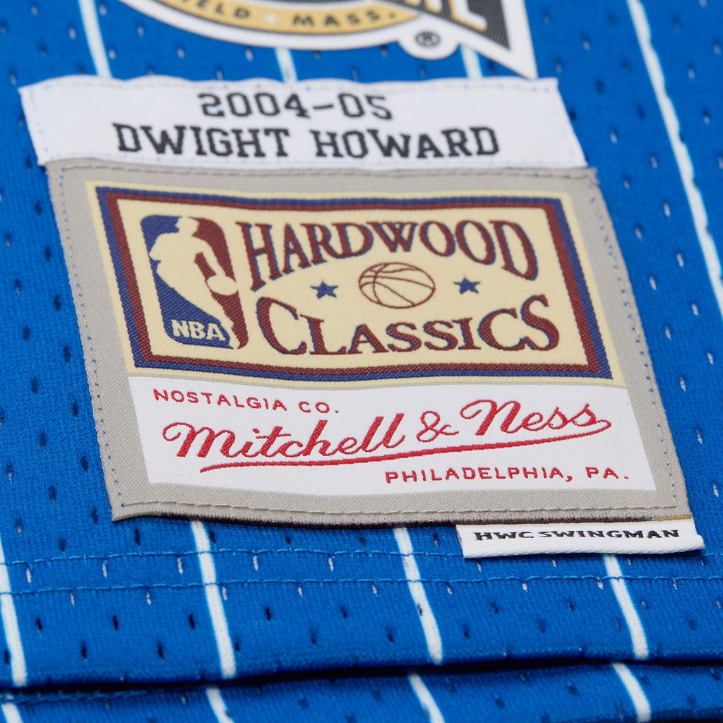 Orlando Magic Dwight Howard 2004/05 Hardwood Classics Hall of Fame Swingman Jersey - Blue - Men's NBA Team Jersey Basketball Fan Apparel