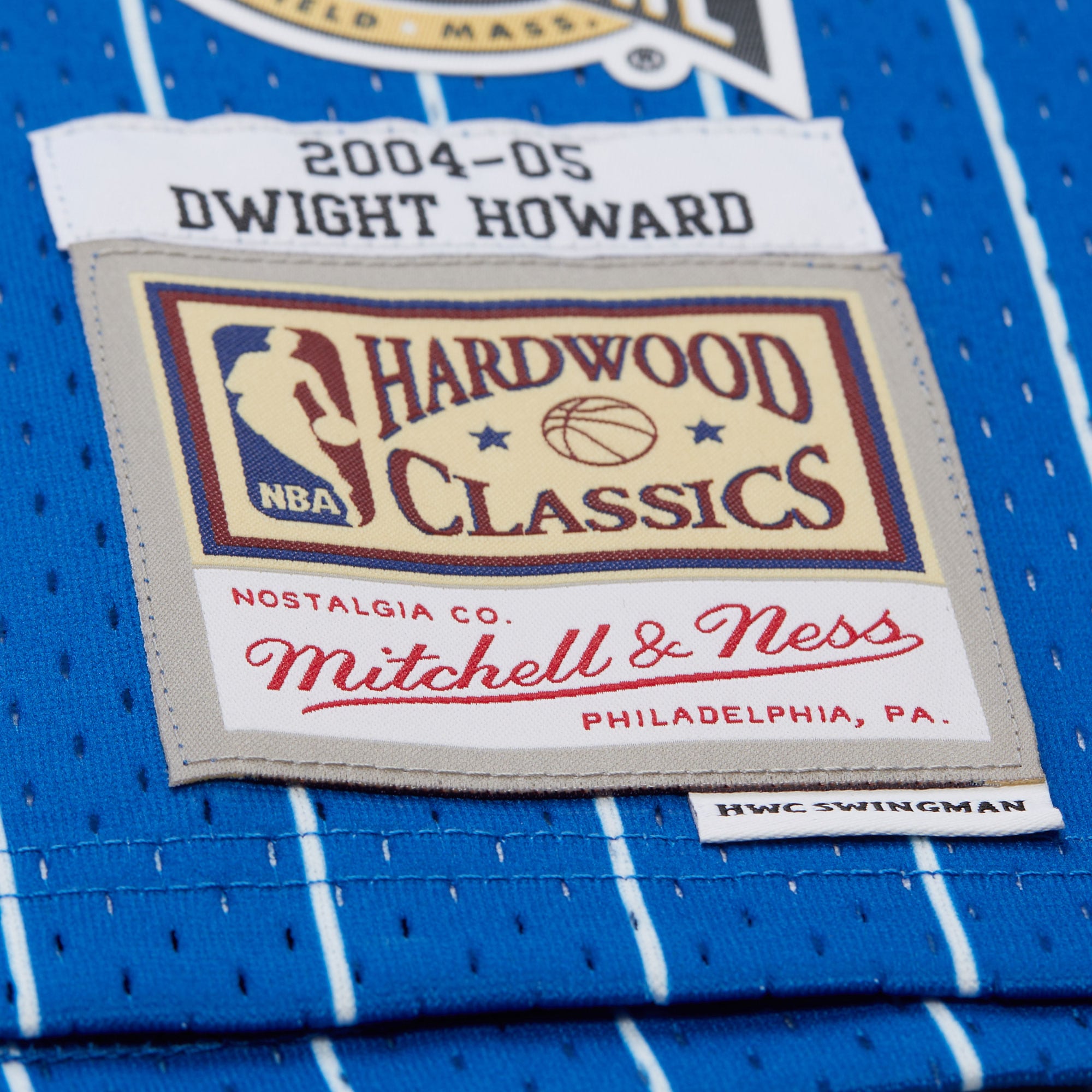Orlando Magic Dwight Howard 2004/05 Hardwood Classics Hall of Fame Swingman Jersey - Blue - Men's NBA Team Jersey Basketball Fan Apparel