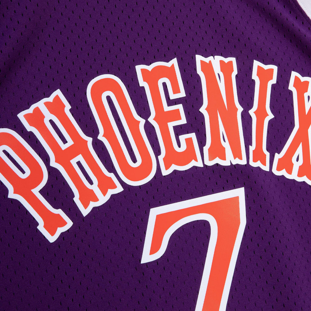 Phoenix Suns Mitchell & Ness Kevin Johnson 1989 Dark Authentic Jersey - Purple NBA Team Jersey Basketball Fan Apparel