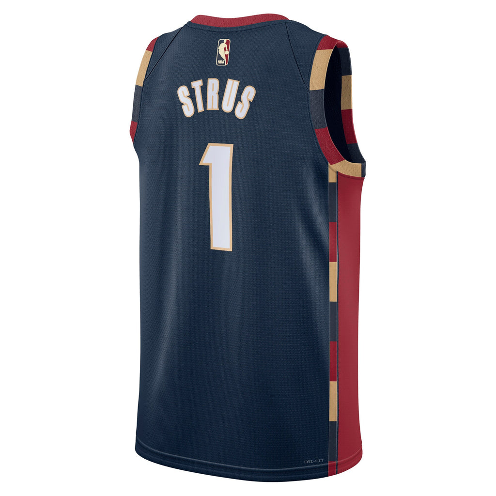 Cleveland Cavaliers Nike Classic Edition Jersey - Navy - Max Strus - Unisex NBA Team Jersey Basketball Fan Apparel