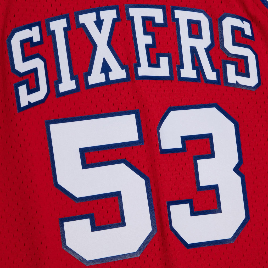 Philadelphia 76ers Mitchell & Ness Darryl Dawkins 1979 Dark Authentic Jersey - University Red NBA Team Jersey Basketball Fan Apparel