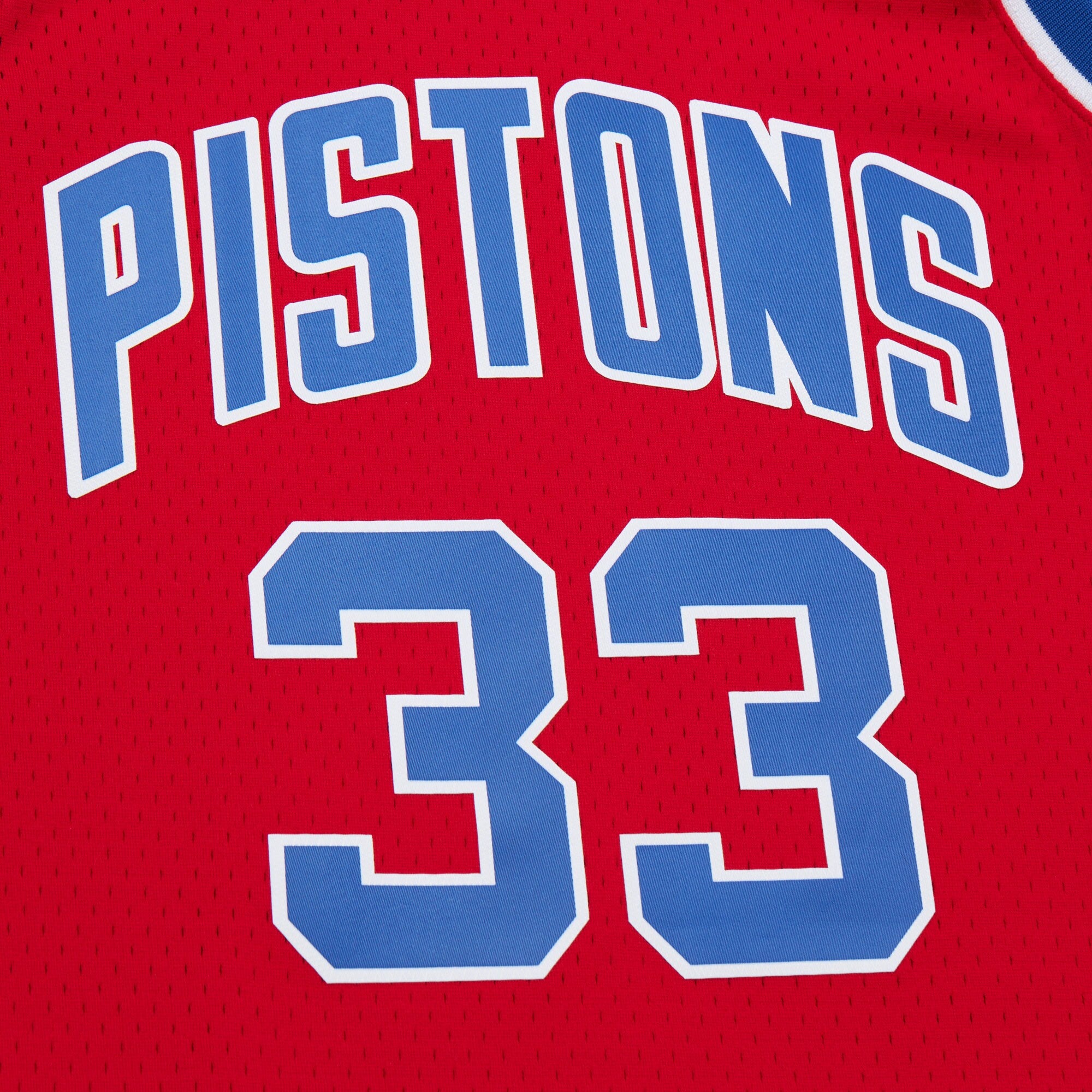Detroit Pistons Mitchell & Ness Grant Hill 1994 Dark Authentic Jersey - Red NBA Team Jersey Basketball Fan Apparel