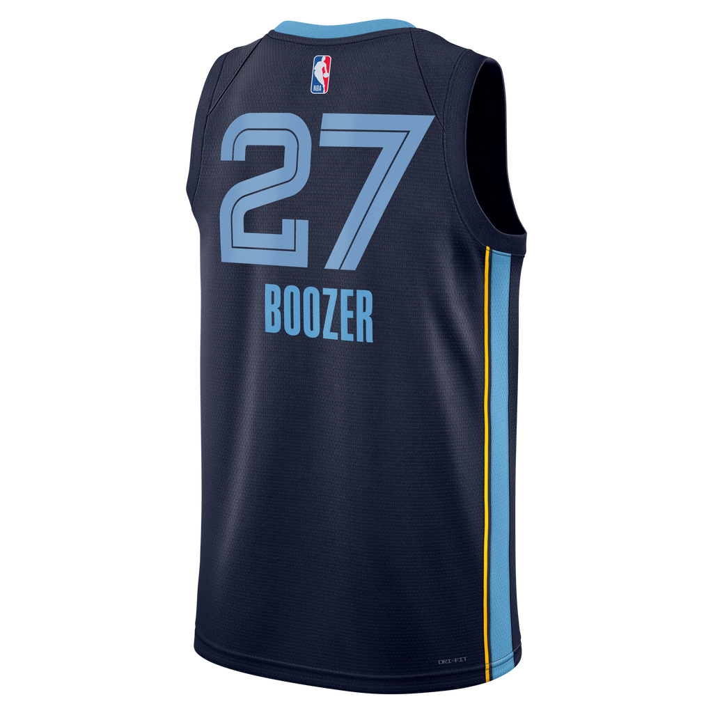 Memphis Grizzlies Nike Icon Swingman Jersey - Black - Cameron Boozer - Unisex NBA Team Jersey Basketball Fan Apparel