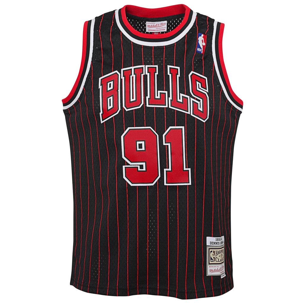 Chicago Bulls Mitchell & Ness Hardwood Classic Alternate Jersey - Youth NBA Team Jersey Basketball Fan Apparel