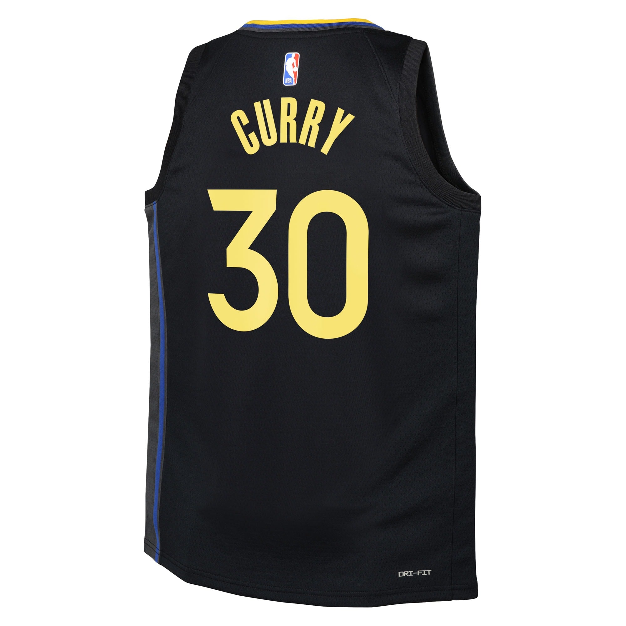 Golden State Warriors Jordan Brand Statement Edition Swingman Jersey - Black - Stephen Curry - Youth NBA Team Jersey Basketball Fan Apparel
