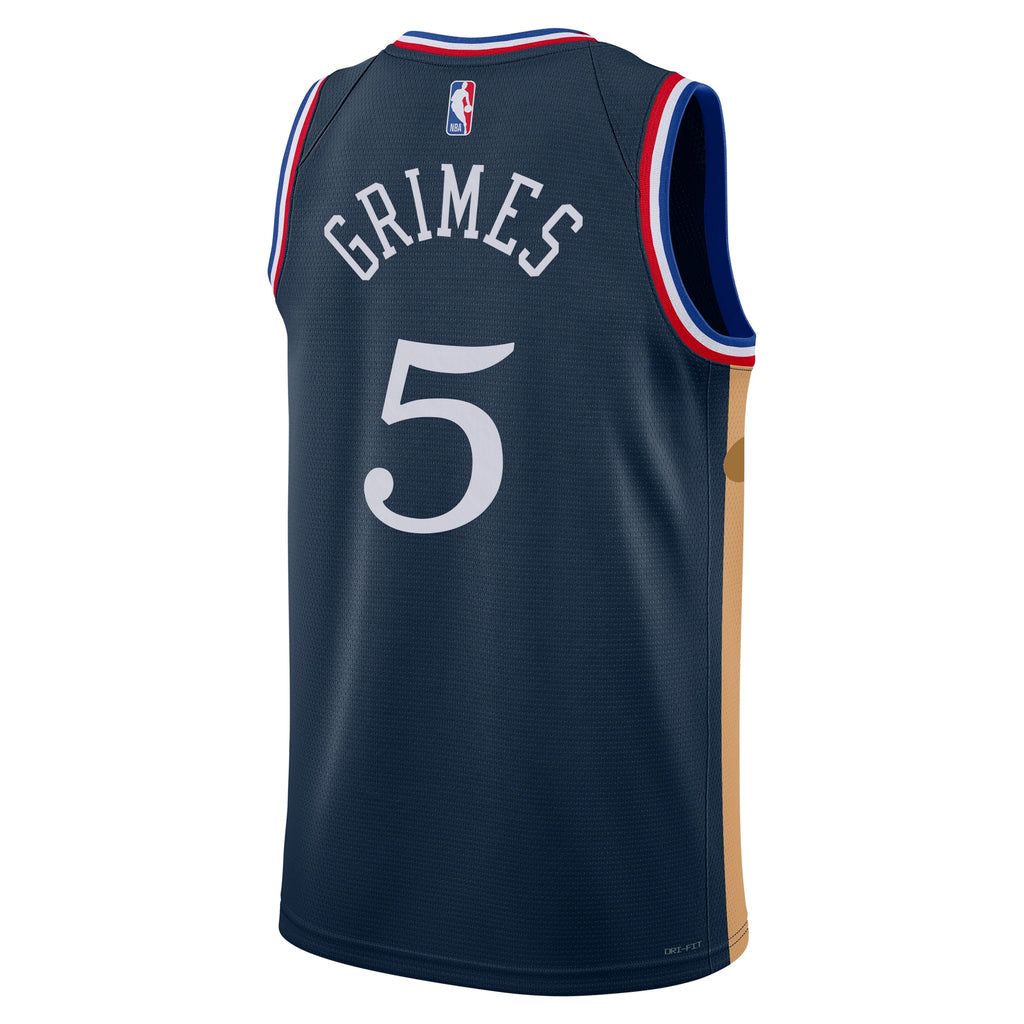 Philadelphia 76ers Nike 2025/26 City Edition Swingman Jersey - Navy - Quentin Grimes - Unisex NBA Team Jersey Basketball Fan Apparel