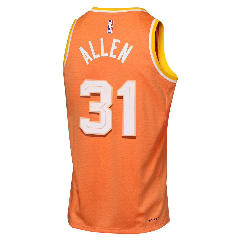 Cleveland Cavaliers Nike 2025/26 City Edition Swingman Jersey - Orange - Jarrett Allen - Youth NBA Team Jersey Basketball Fan Apparel