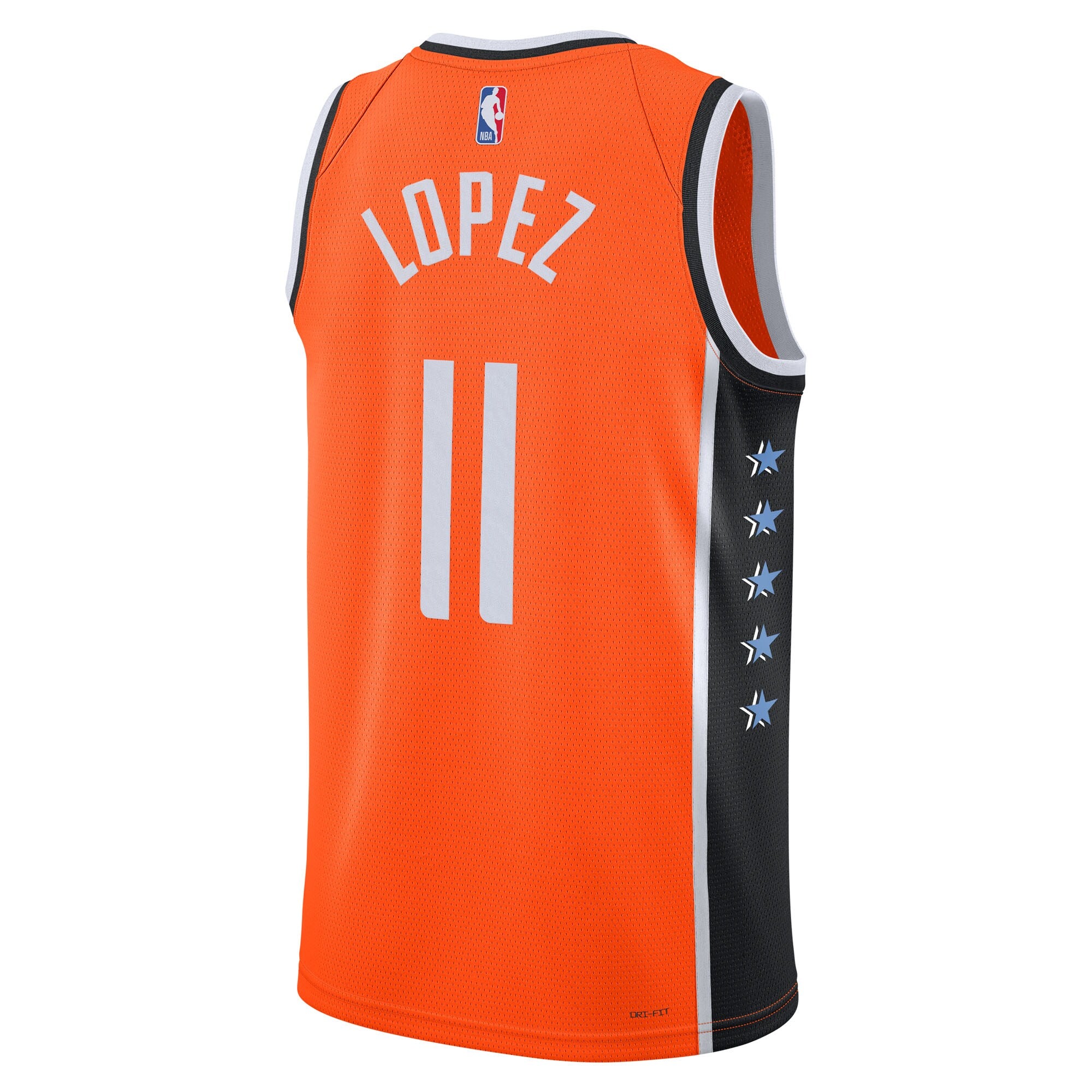 LA Clippers Nike 2025/26 City Edition Swingman Jersey - Orange - Brook Lopez - Unisex NBA Team Jersey Basketball Fan Apparel