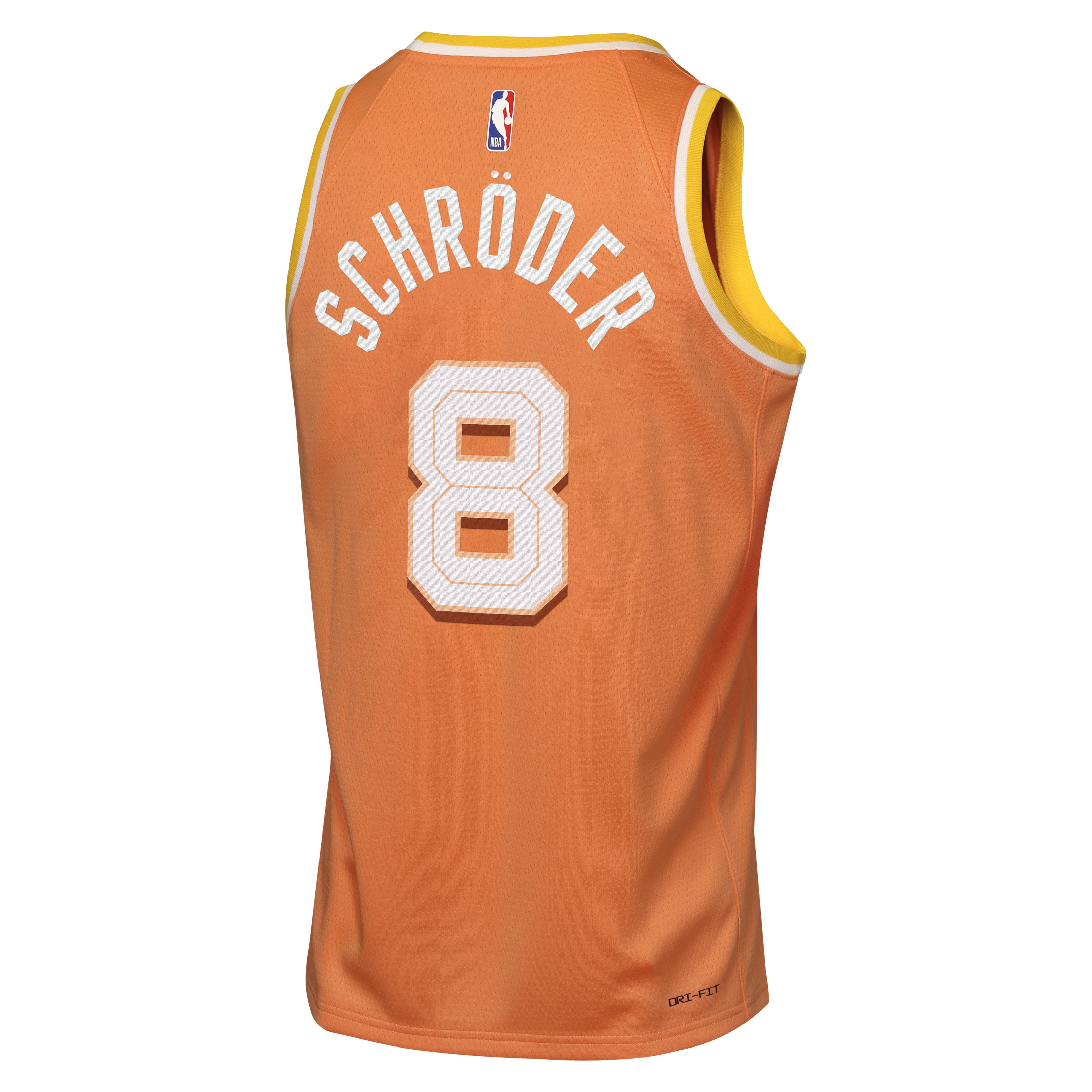 Nike Cleveland Cavaliers 2025/26 City Edition Swingman Jersey - Orange - Dennis Schröder - Youth NBA Team Jersey Basketball Fan Apparel