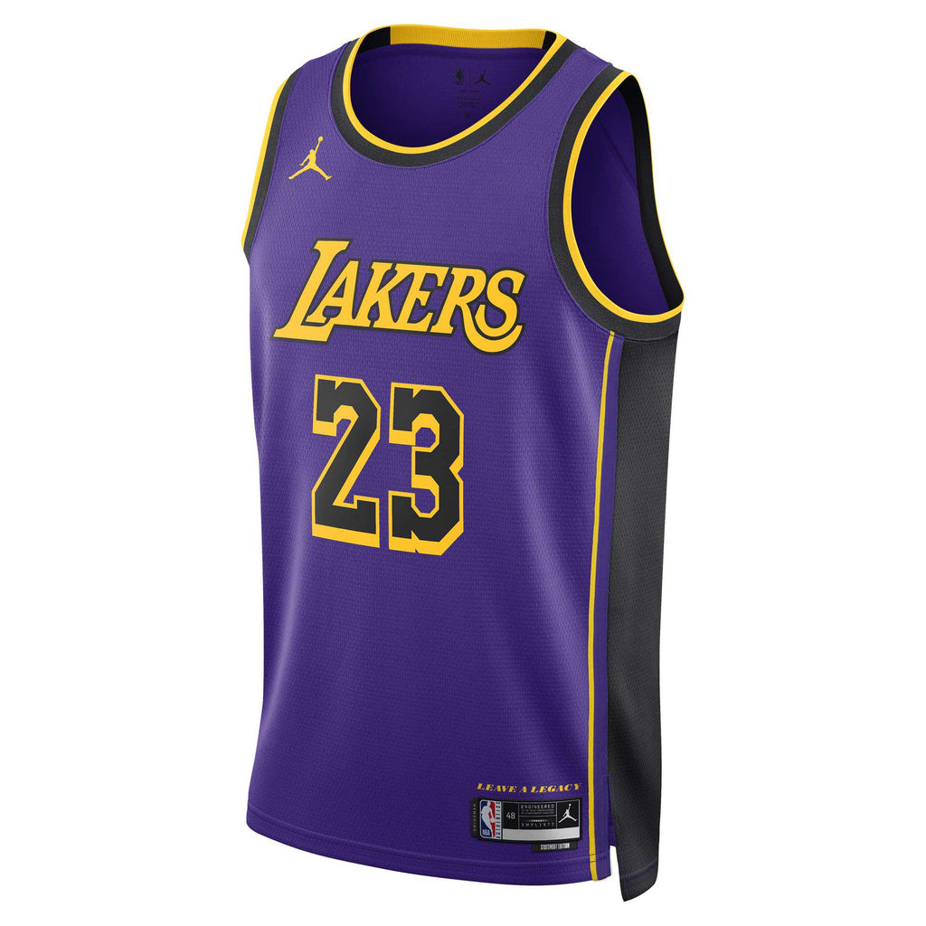 Los Angeles Lakers Jordan Brand Statement Edition Swingman Jersey - LeBron James - Unisex NBA Team Jersey Basketball Fan Apparel