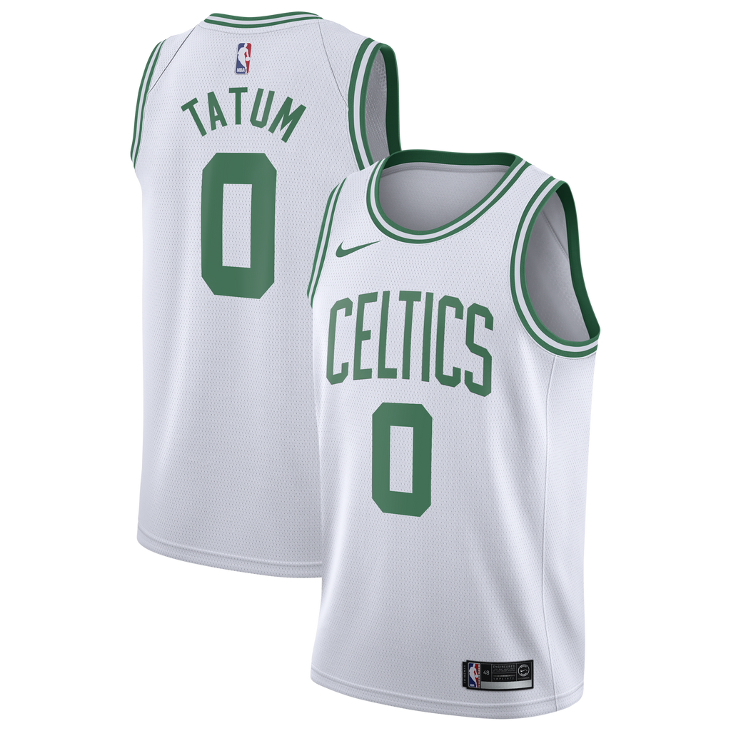 Boston Celtics Nike Association Edition Swingman Jersey - White - Jayson Tatum - Youth NBA Team Jersey Basketball Fan Apparel