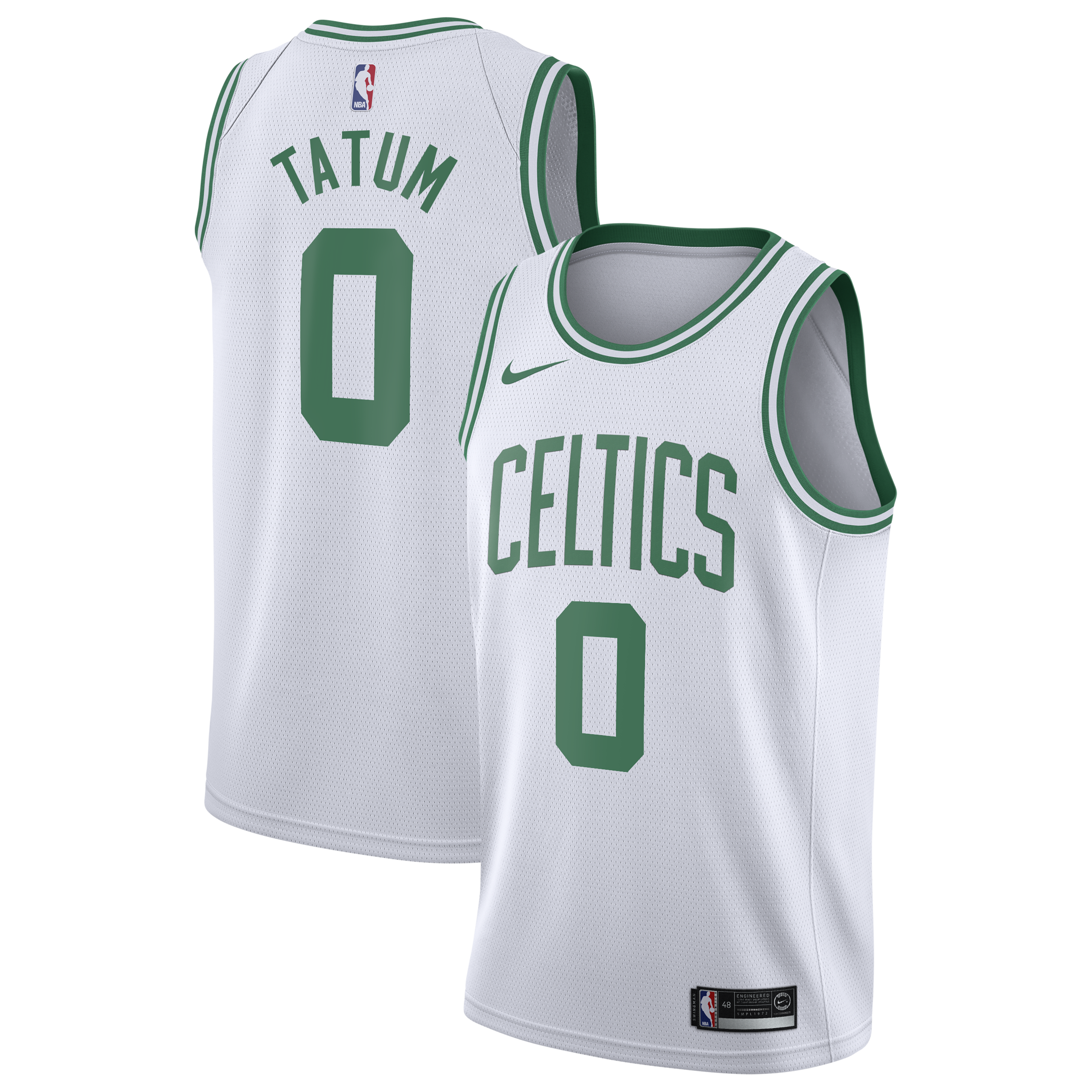 Boston Celtics Nike Association Edition Swingman Jersey - White - Jayson Tatum - Youth NBA Team Jersey Basketball Fan Apparel