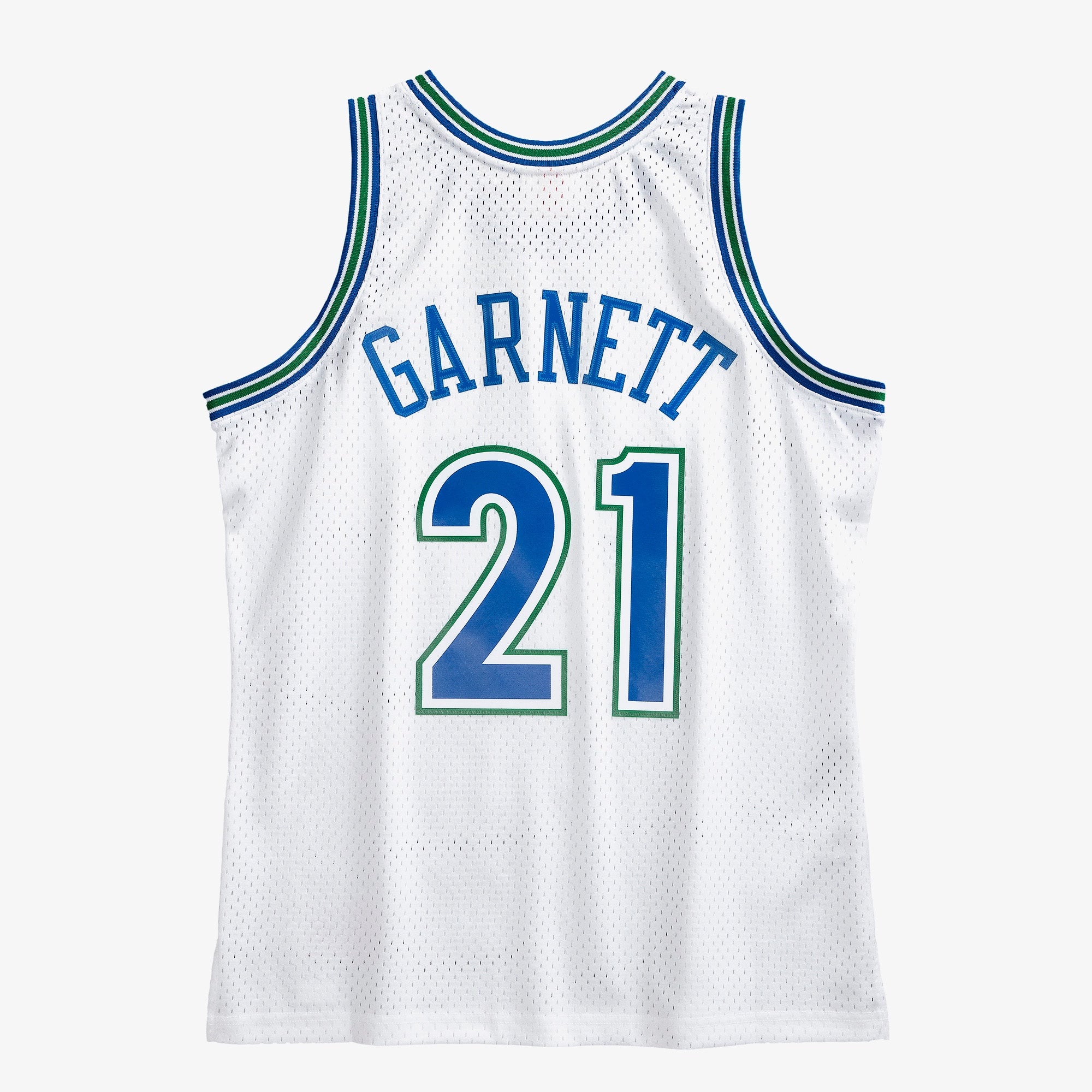Minnesota Timberwolves Mitchell & Ness Kevin Garnett 1995 Swingman Authentic Jersey - White NBA Team Jersey Basketball Fan Apparel