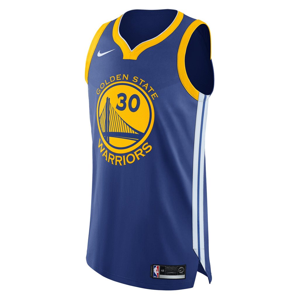 Golden State Warriors Nike Icon Authentic Jersey - Stephen Curry - Men's NBA Team Jersey Basketball Fan Apparel