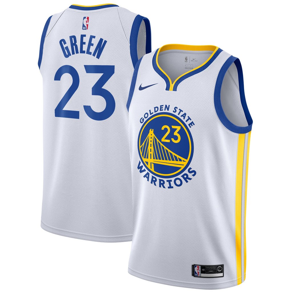 Golden State Warriors Nike Association Edition Swingman Jersey - White - Draymond Green - Youth NBA Team Jersey Basketball Fan Apparel