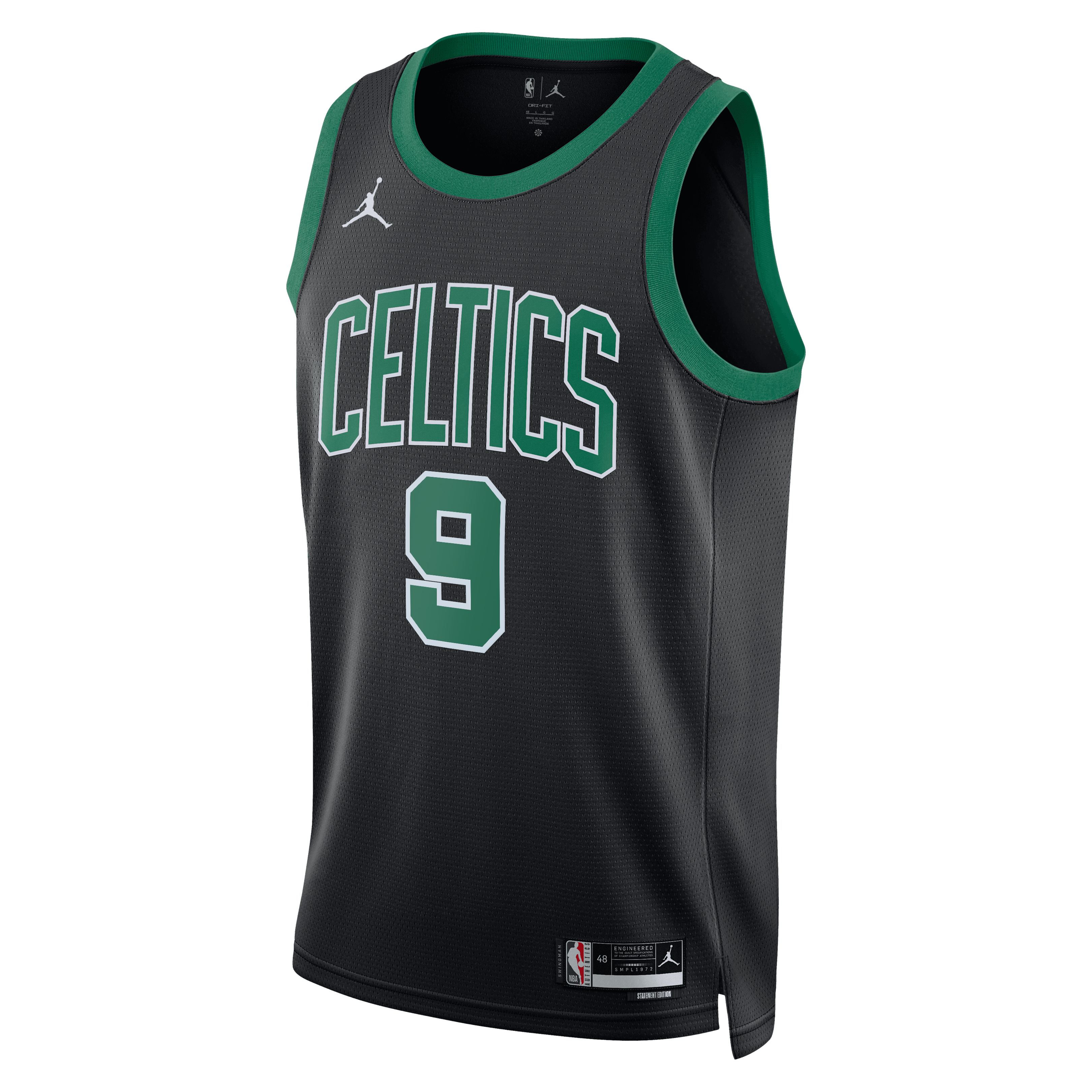 Boston Celtics Jordan Brand Statement Edition Swingman Jersey - Black - Derrick White - Unisex NBA Team Jersey Basketball Fan Apparel
