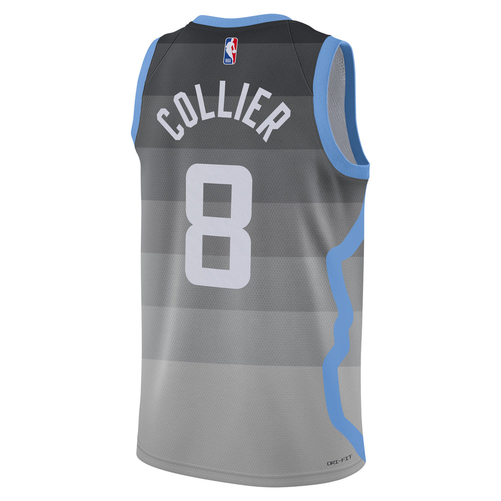 Utah Jazz Nike 2025/26 City Edition Swingman Jersey - Gray - Isaiah Collier - Unisex NBA Team Jersey Basketball Fan Apparel