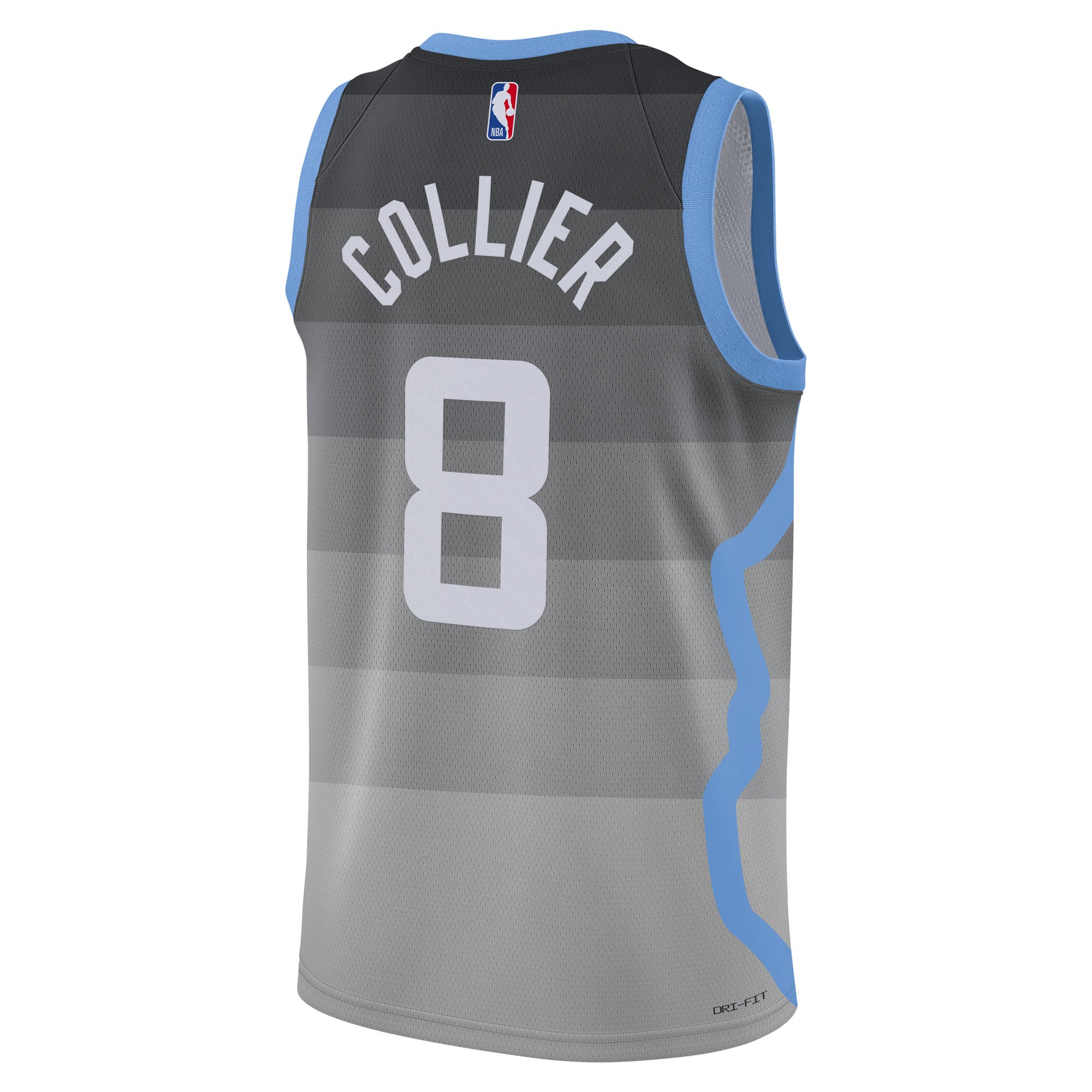 Utah Jazz Nike 2025/26 City Edition Swingman Jersey - Gray - Isaiah Collier - Unisex NBA Team Jersey Basketball Fan Apparel