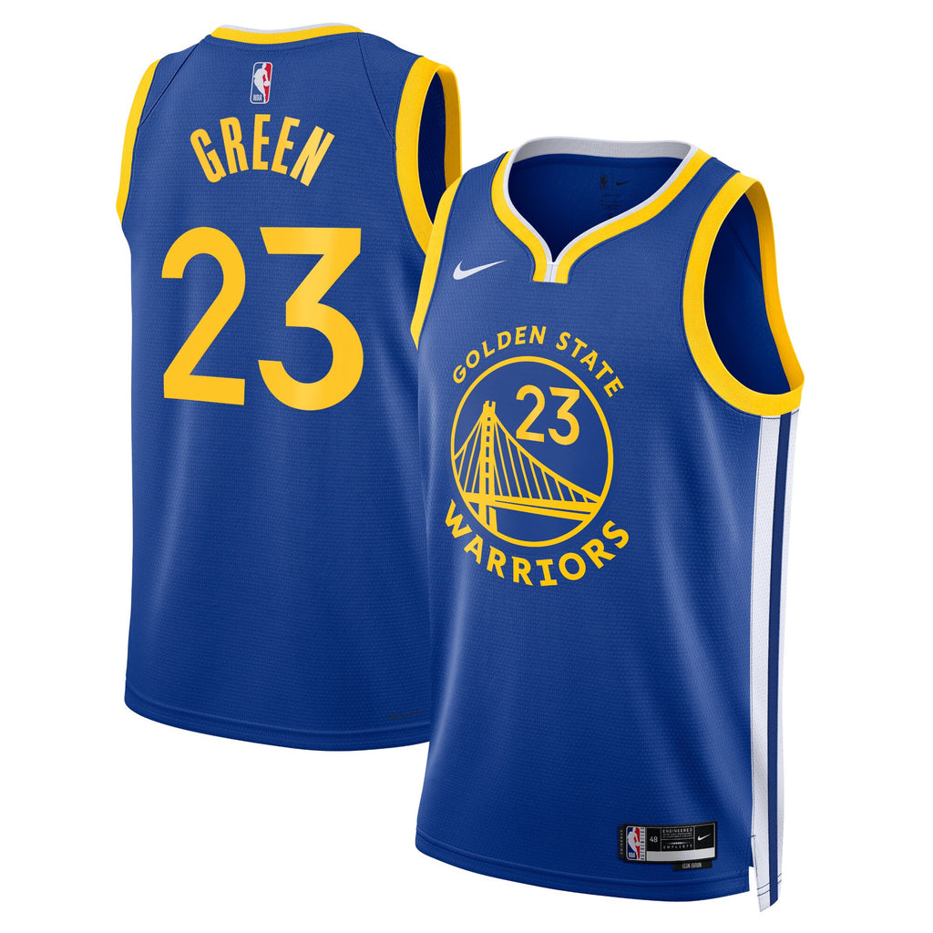 Golden State Warriors Nike Icon Edition Swingman Jersey - Royal - Draymond Green - Unisex NBA Team Jersey Basketball Fan Apparel