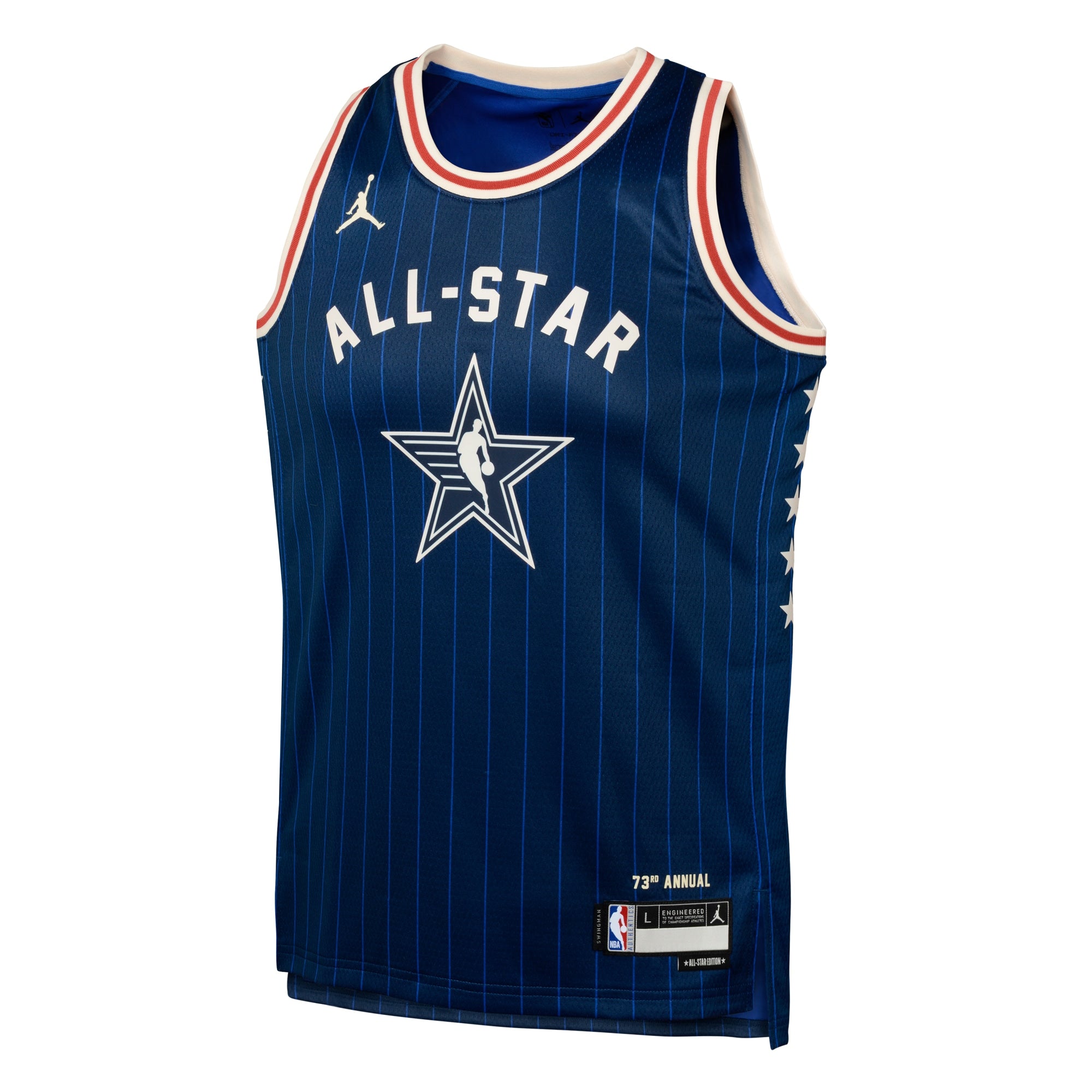 Eastern Conference Jordan Brand All-Star 2024 Swingman Jersey - Navy - Joel Embiid - Youth NBA Team Jersey Basketball Fan Apparel