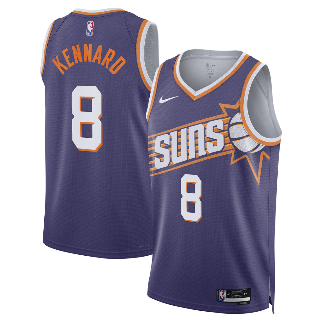 Phoenix Suns Nike Icon Edition Swingman Jersey - Purple - Luke Kennard - Unisex NBA Team Jersey Basketball Fan Apparel