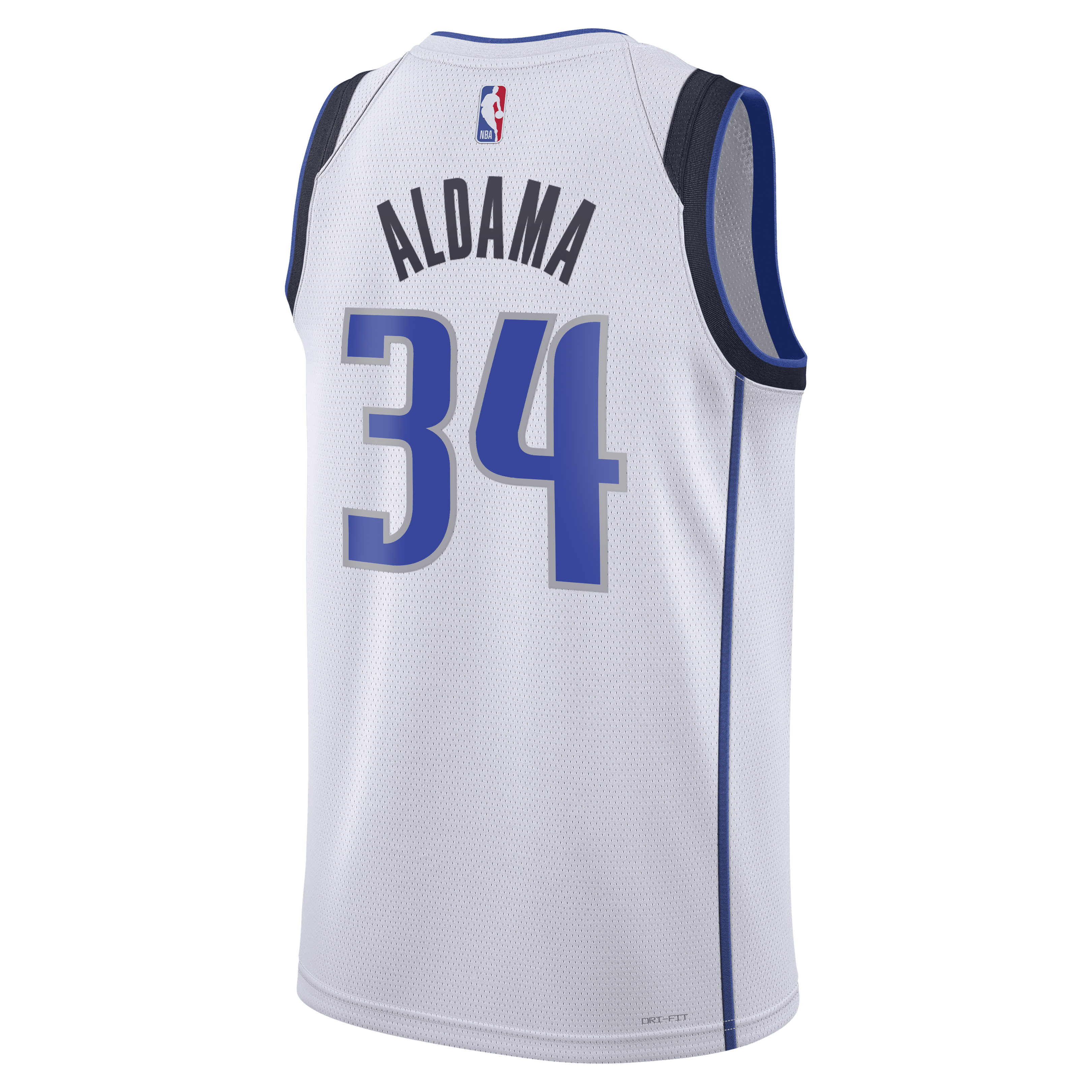 Dallas Mavericks Nike Association Edition Swingman Jersey - White - Santi Aldama - Unisex NBA Team Jersey Basketball Fan Apparel