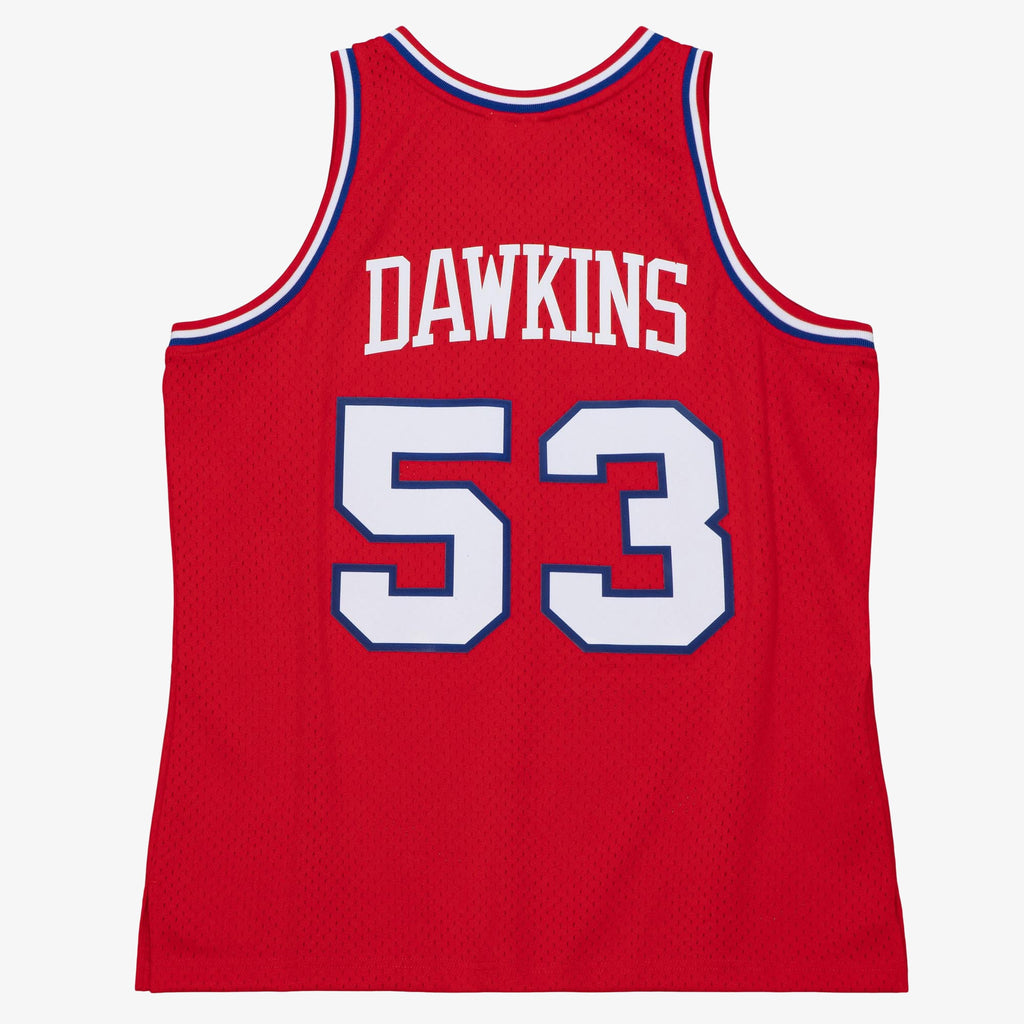Philadelphia 76ers Mitchell & Ness Darryl Dawkins 1979 Dark Authentic Jersey - University Red NBA Team Jersey Basketball Fan Apparel