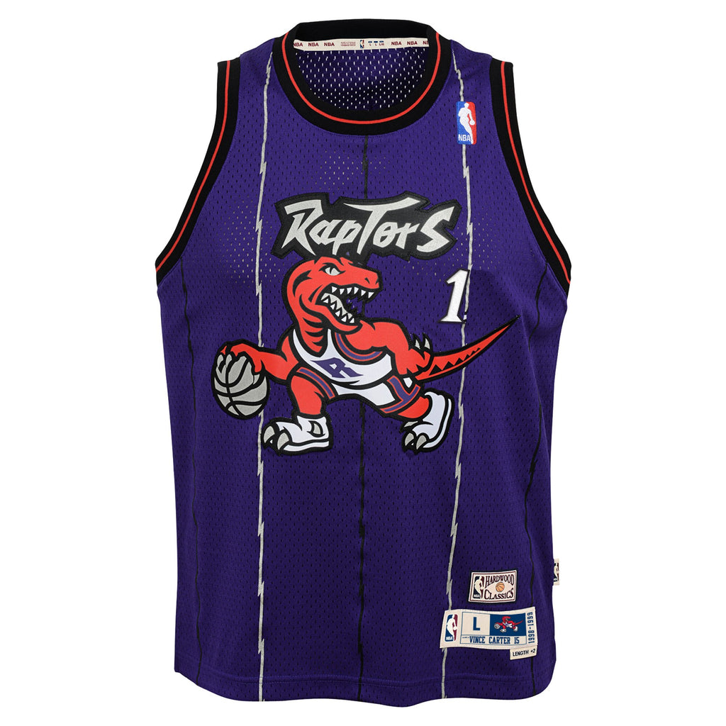 Toronto Raptors Mitchell & Ness Tracy McGrady Hardwood Classics Road Swingman Jersey - Youth NBA Team Jersey Basketball Fan Apparel