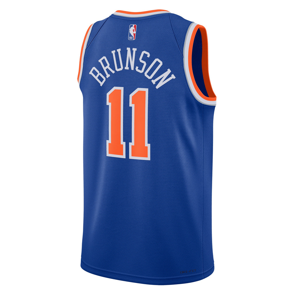 New York Knicks Nike Replica Icon Swingman Jersey - Jalen Brunson - Unisex NBA Team Jersey Basketball Fan Apparel