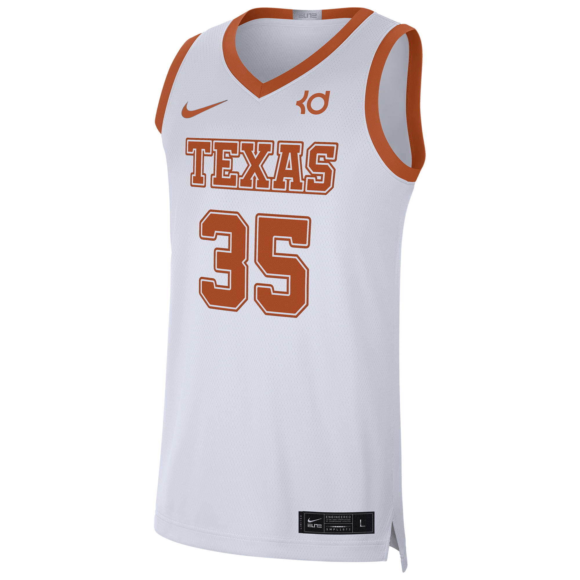 NCAA Texas Longhorns College Basketball Jersey - Kevin Durant - Men's NBA Team Jersey Basketball Fan Apparel