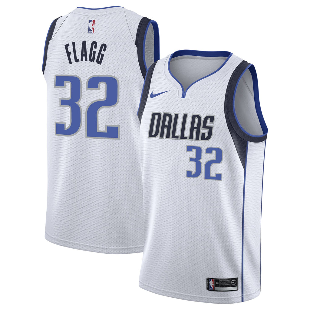 Dallas Mavericks Nike Association Edition Swingman Jersey NBA 2025 First Round Draft Pick - White - Cooper Flagg - Youth NBA Team Jersey Basketball Fa