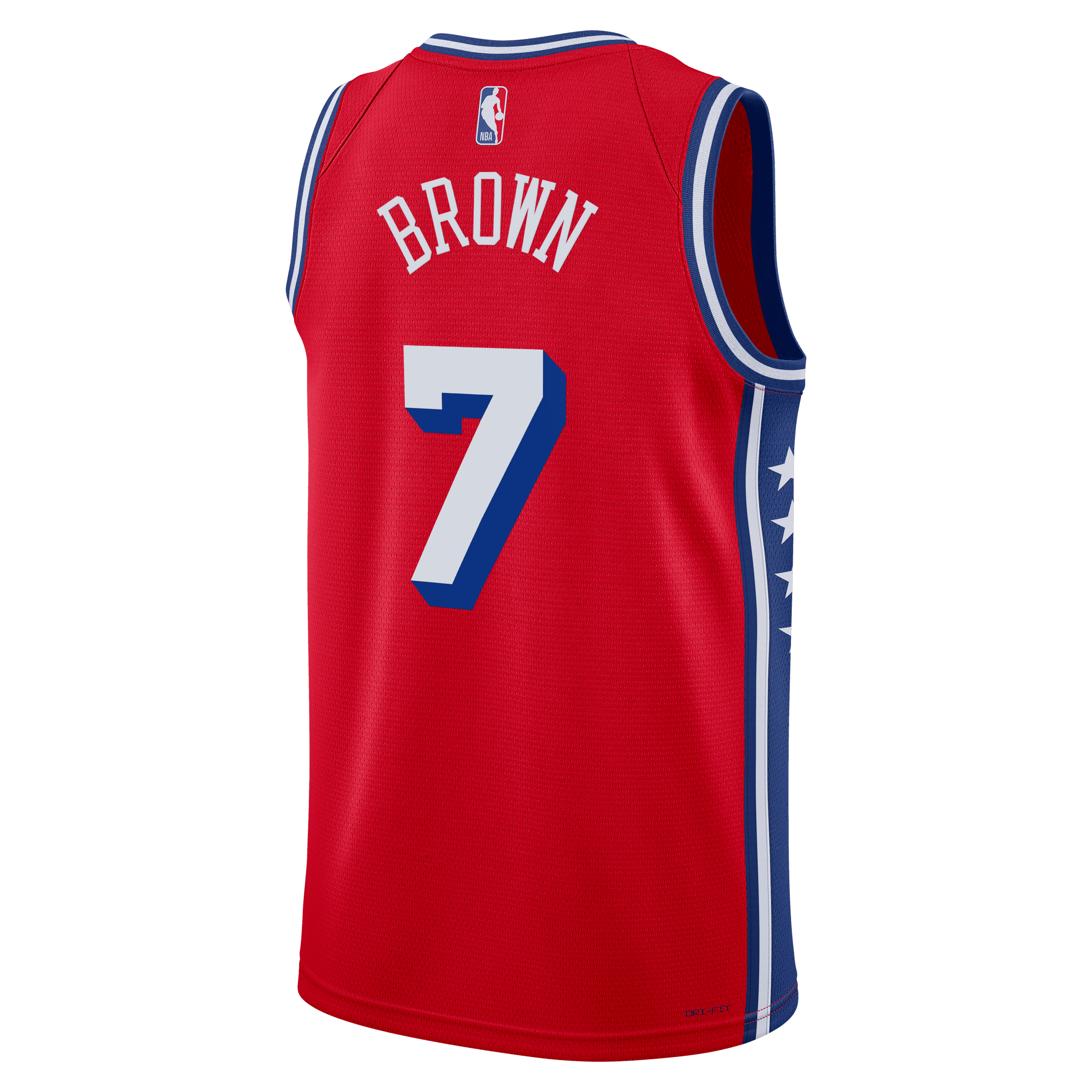 hiladelphia 76ers Jordan Brand Statement Edition Swingman Jersey - Red - Jaylen Brown - Unisex NBA Team Jersey Basketball Fan Apparel