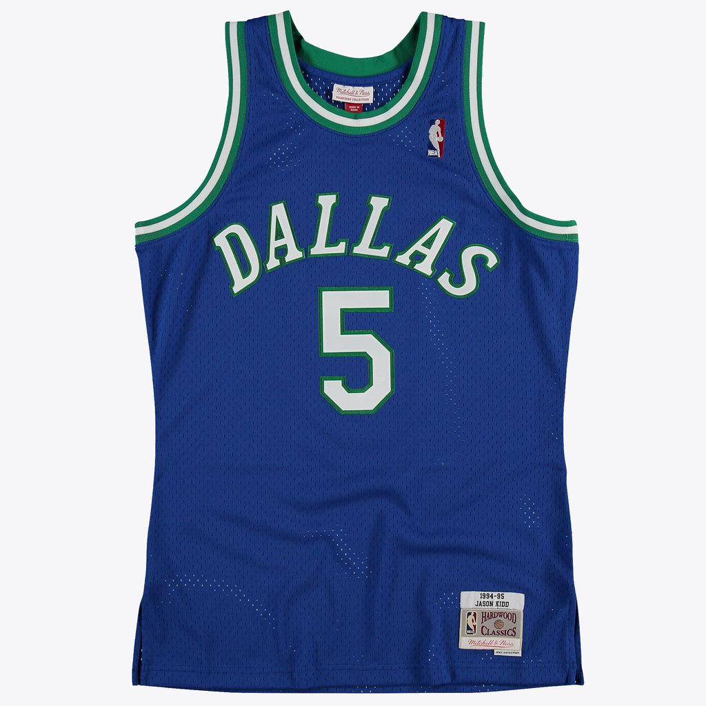Dallas Mavericks Mitchell & Ness Jason Kidd 1997 Hardwood Classics Road Swingman Jersey - Royal - Men's NBA Team Jersey Basketball Fan Apparel