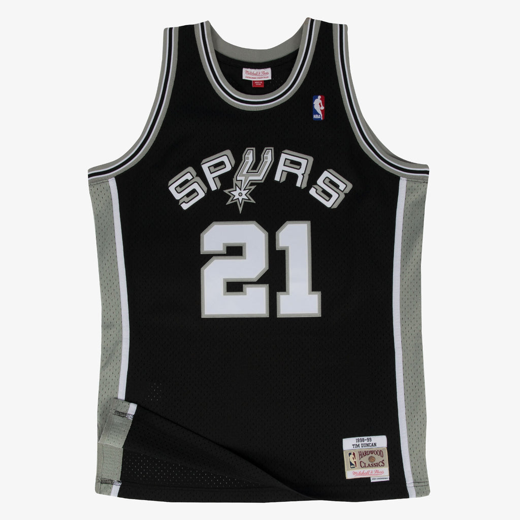 San Antonio Spurs Mitchell & Ness Swingman Jersey Road Tim Duncan 1998-99 NBA Team Jersey Basketball Fan Apparel