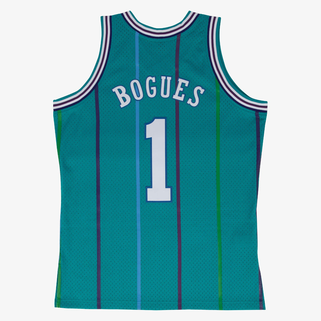 Charlotte Hornets Mitchell & Ness Swingman Road Jersey Muggsy Bogues 1992 NBA Team Jersey Basketball Fan Apparel
