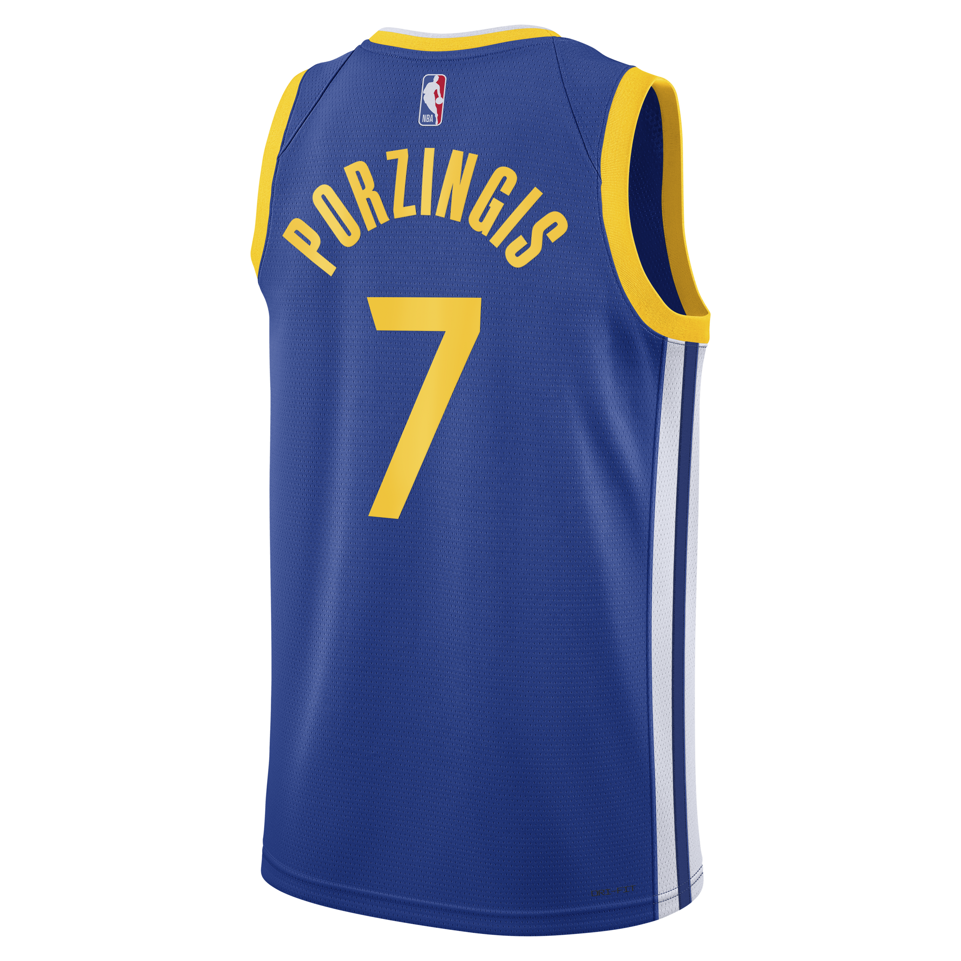Golden State Warriors Nike Icon Edition Swingman Jersey - Royal - Kristaps Porziņģis - Unisex NBA Team Jersey Basketball Fan Apparel