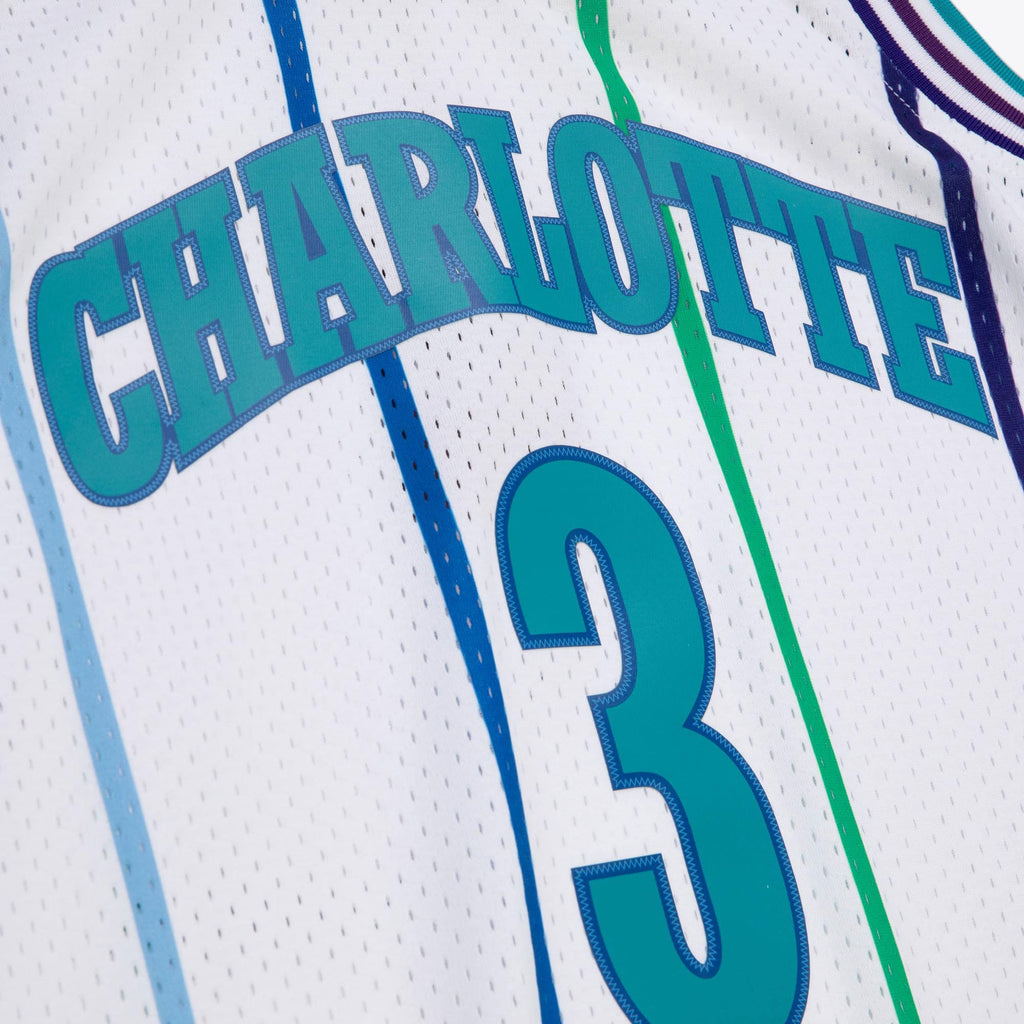 Charlotte Hornets Mitchell & Ness Rex Chapman 1988 Authentic Jersey - White NBA Team Jersey Basketball Fan Apparel